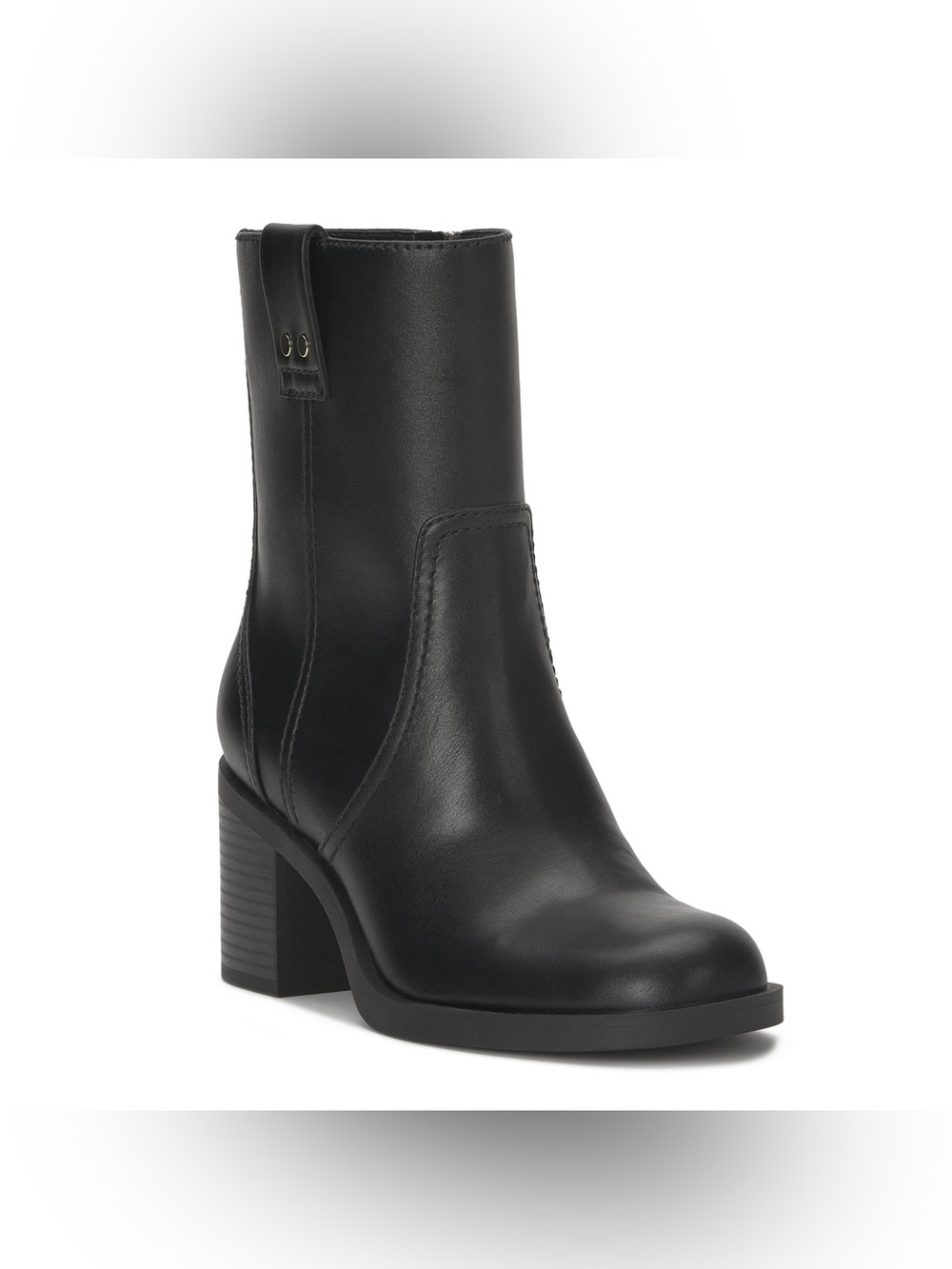 INC Minha Black Block Heel Ankle Boots Size 6 Brand New in Box MSRP $100